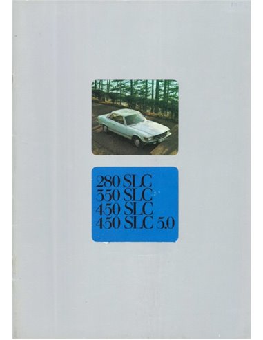 1978 MERCEDES BENZ SLC BROCHURE DUTCH