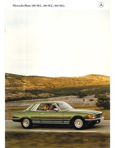 1981 MERCEDES BENZ SLC PROSPEKT NIEDERLÄNDISCH