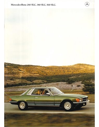 1981 MERCEDES BENZ SLC PROSPEKT NIEDERLÄNDISCH