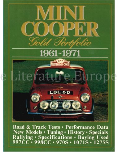 MINI COOPER GOLD PORTFOLIO 1961 - 1971 