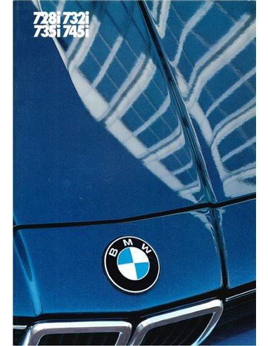 1985 BMW 7ER PROSPEKT NIEDERLÄNDISCH