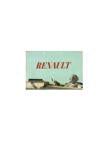 1938 RENAULT VIVA BROCHURE NEDERLANDS