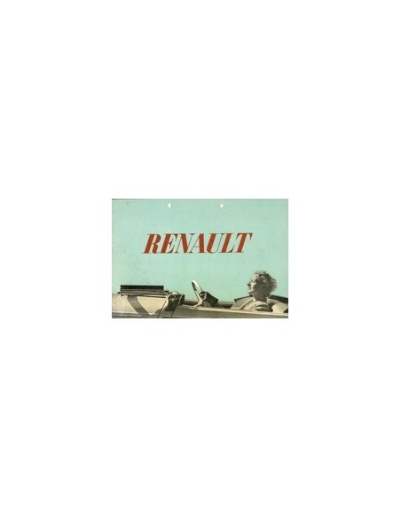 1938 RENAULT VIVA BROCHURE NEDERLANDS