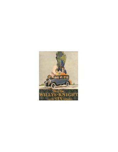 1926 WILLYS-KNIGHT SIX BROCHURE ENGELS