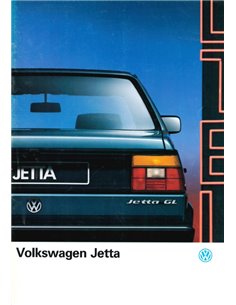 1988 VOLKSWAGEN JETTA BROCHURE NEDERLANDS