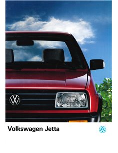 1989 VOLKSWAGEN JETTA BROCHURE NEDERLANDS