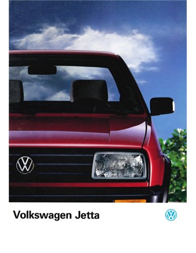 1990 VOLKSWAGEN JETTA PROSPEKT NIEDERLÄNDISCH