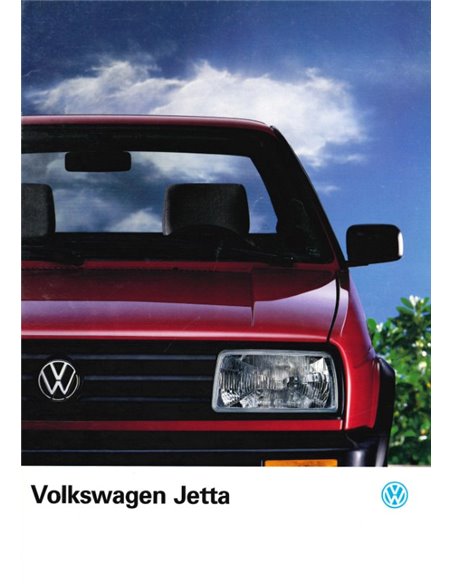1990 VOLKSWAGEN JETTA PROSPEKT NIEDERLÄNDISCH