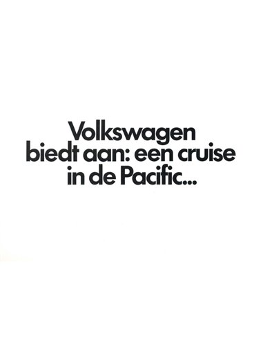 1990 VOLKSWAGEN JETTA PACIFIC PROSPEKT NIEDERLÄNDISCH