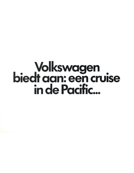 1990 VOLKSWAGEN JETTA PACIFIC PROSPEKT NIEDERLÄNDISCH