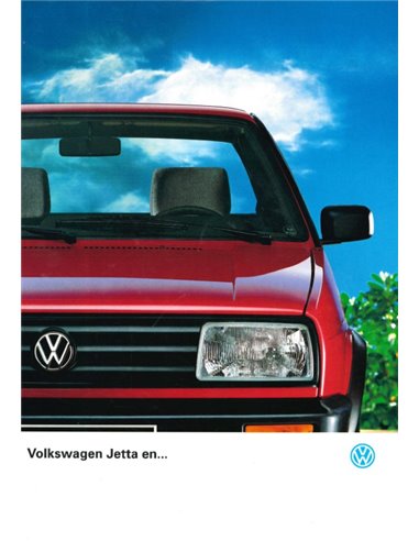 1990 VOLKSWAGEN JETTA PROSPEKT NIEDERLÄNDISCH