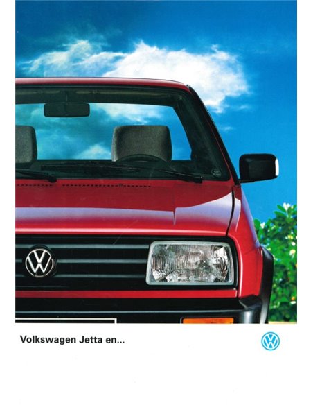 1990 VOLKSWAGEN JETTA BROCHURE DUTCH