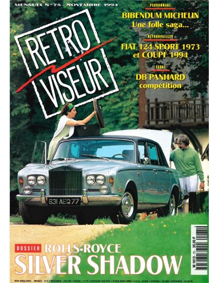1994 RETROVISEUR MAGAZINE 75 FRENCH