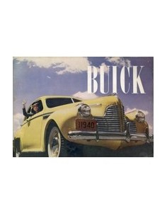 1940 BUICK PROGRAMMA BROCHURE ENGELS