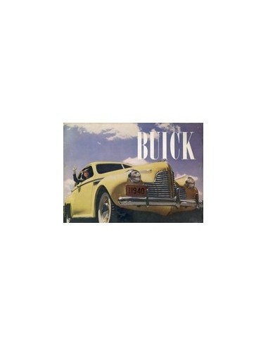 1940 BUICK PROGRAMMA BROCHURE ENGELS