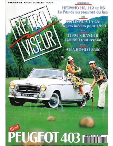 1994 RETROVISEUR MAGAZINE 71 FRENCH