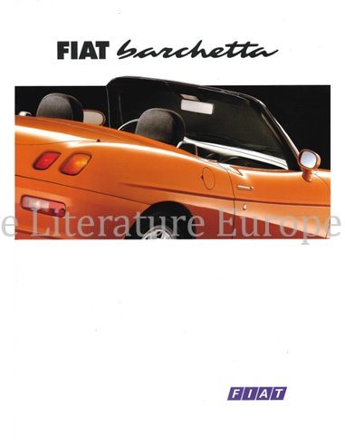 1995 FIAT BARCHETTA BROCHURE NEDERLANDS