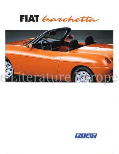 1995 FIAT BARCHETTA PROSPEKT NIEDERLÄNDISCH