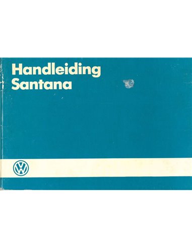 1984 VOLKSWAGEN SANTANA OWNERS MANUAL DUTCH