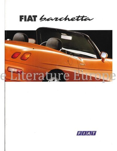 1995 FIAT BARCHETTA BROCHURE DUITS