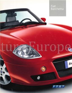 2003 FIAT BARCHETTA PROSPEKT DEUTSCH