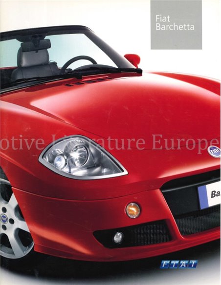 2003 FIAT BARCHETTA PROSPEKT DEUTSCH