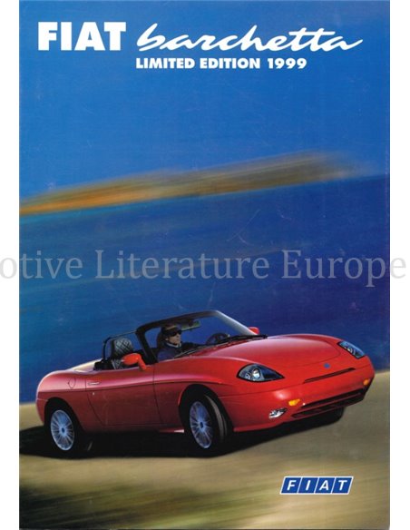 1999 FIAT BARCHETTA LIMITED EDITION PROSPEKT DEUTSCH
