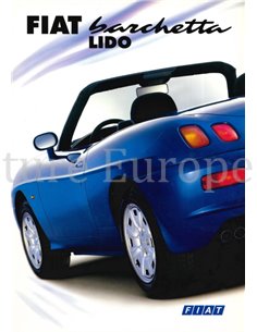 2000 FIAT BARCHETTA LIDO BROCHURE ITALIAANS