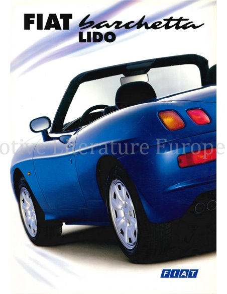 2000 FIAT BARCHETTA LIDO BROCHURE ITALIAANS