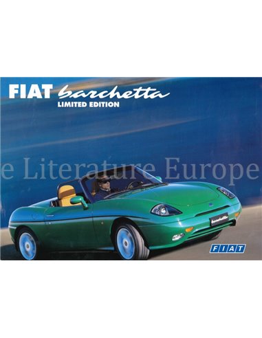 1997 FIAT BARCHETTA LIMITED EDITION LEAFLET FRANS