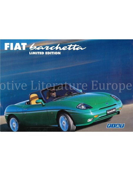 1997 FIAT BARCHETTA LIMITED EDITION DATENBLATT FRANZÖSISCH