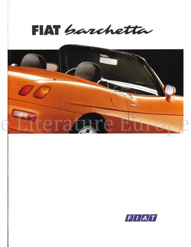 1998 FIAT BARCHETTA BROCHURE NEDERLANDS