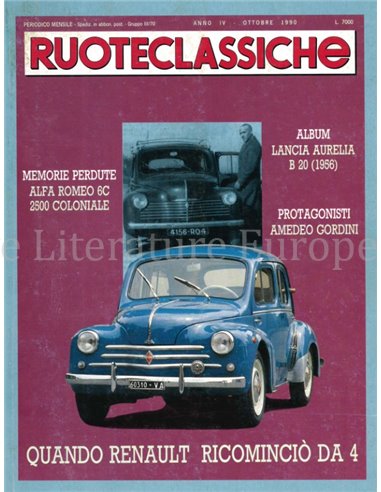 1990 RUOTECLASSICHE ZEITSCHRIFT 33 ITALIENISCH