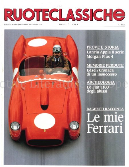 1989 RUOTECLASSICHE MAGAZINE 18 ITALIAN