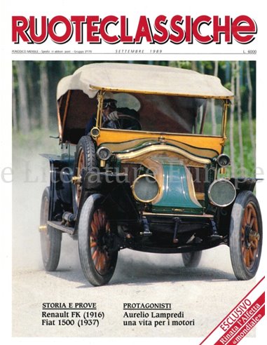 1989 RUOTECLASSICHE ZEITSCHRIFT 21 ITALIENISCH