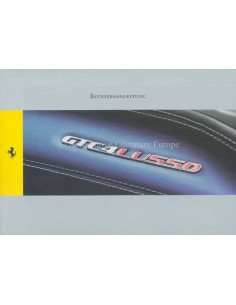 2017 FERRARI GTC4 LUSSO OWNERS MANUAL GERMAN