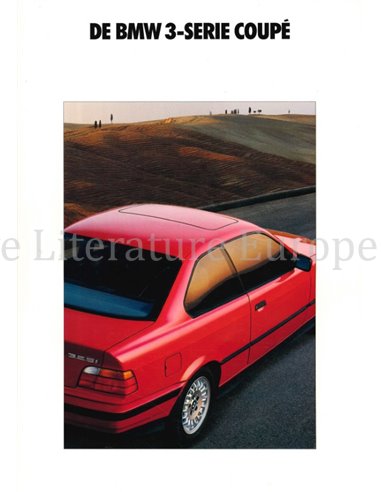 1992 BMW 3 SERIES COUPE BROCHURE DUTCH