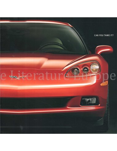 2004 CHEVROLET CORVETTE PROSPEKT NIEDERLÄNDISCH