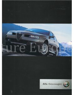 2004 ALFA ROMEO 156 CROSSWAGON BROCHURE ITALIAANS