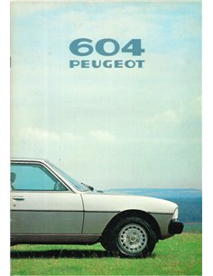 1979 PEUGEOT 604 PROSPEKT NIEDERLÄNDISCH