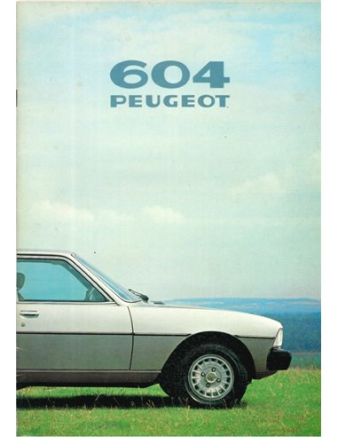 1979 PEUGEOT 604 BROCHURE NEDERLANDS