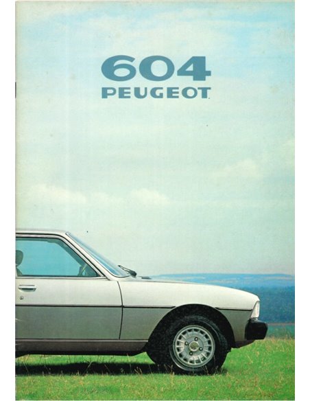 1979 PEUGEOT 604 BROCHURE DUTCH