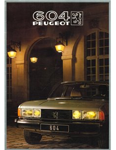 1982 PEUGEOT 604 PROSPEKT NIEDERLÄNDISCH
