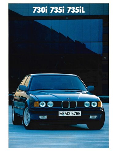 1987 BMW 7 SERIE BROCHURE NEDERLANDS