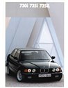 1989 BMW 7 SERIES BROCHURE FRENCH