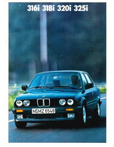 1987 3 SERIES SALOON BROCHURE GERMAN