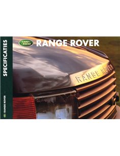 1999 RANGE ROVER BROCHURE DUTCH 2