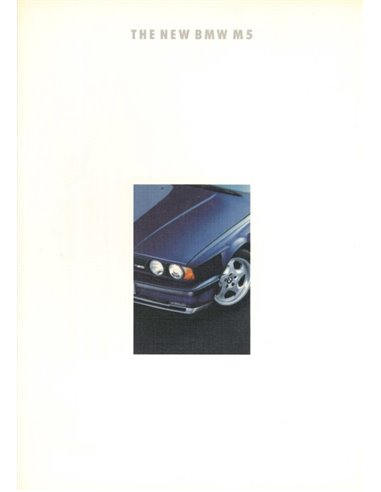 1992 BMW M5 PROSPEKT ENGLISCH