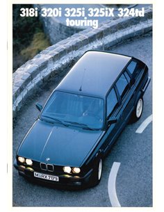 1989 BMW 3 SERIE TOURING BROCHURE DUITS