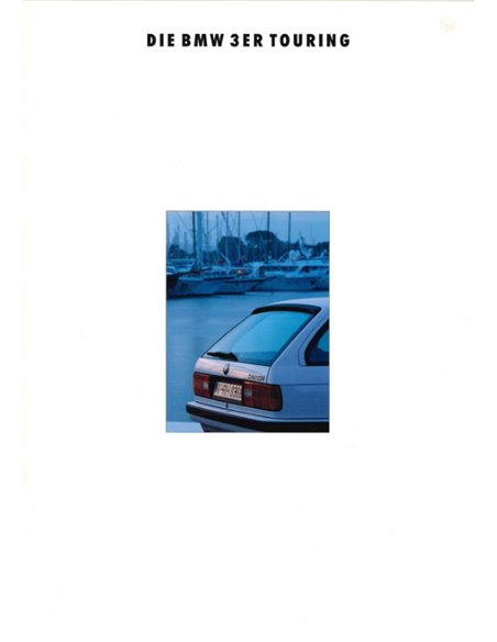 1992 BMW 3 SERIE TOURING BROCHURE DUITS